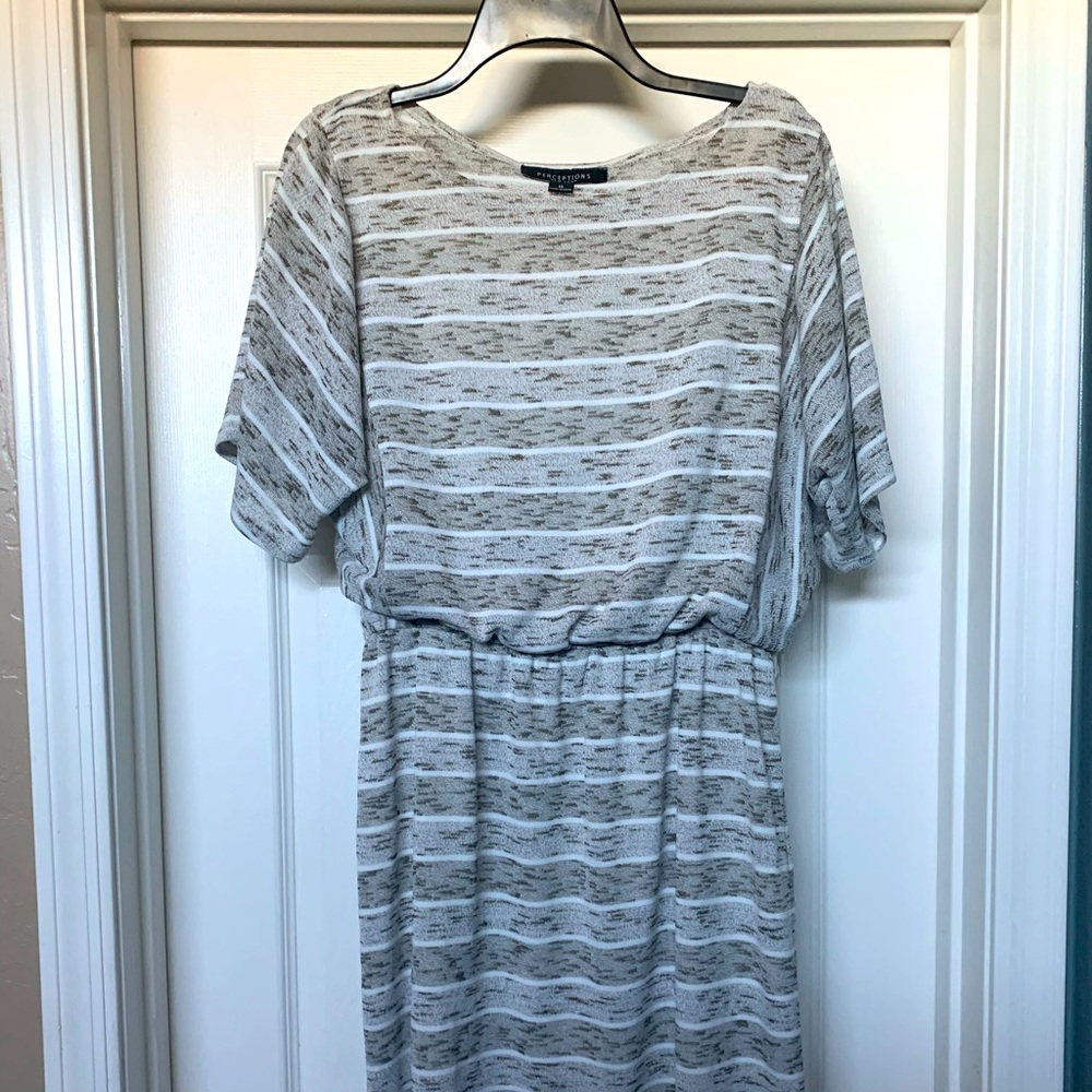 Flattering, comfortable style dress
